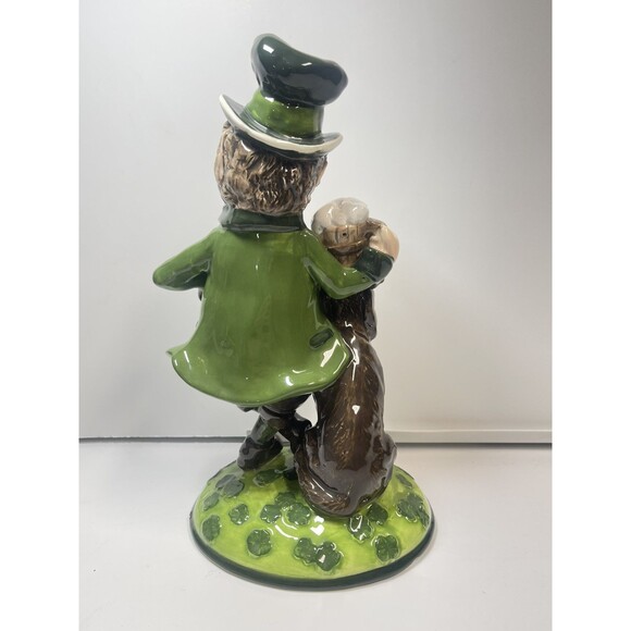 Blue Sky Clayworks 2022 The Shamrock King St Patrick’s Day Figurine (Sm Chip) - Picture 5 of 10